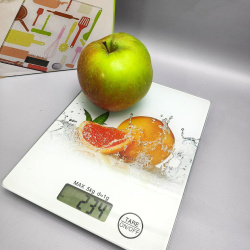 Электронные кухонные весы Digital Kitchen Scale, 15.00х20.00 см, до 5 кг., Грейпфрут